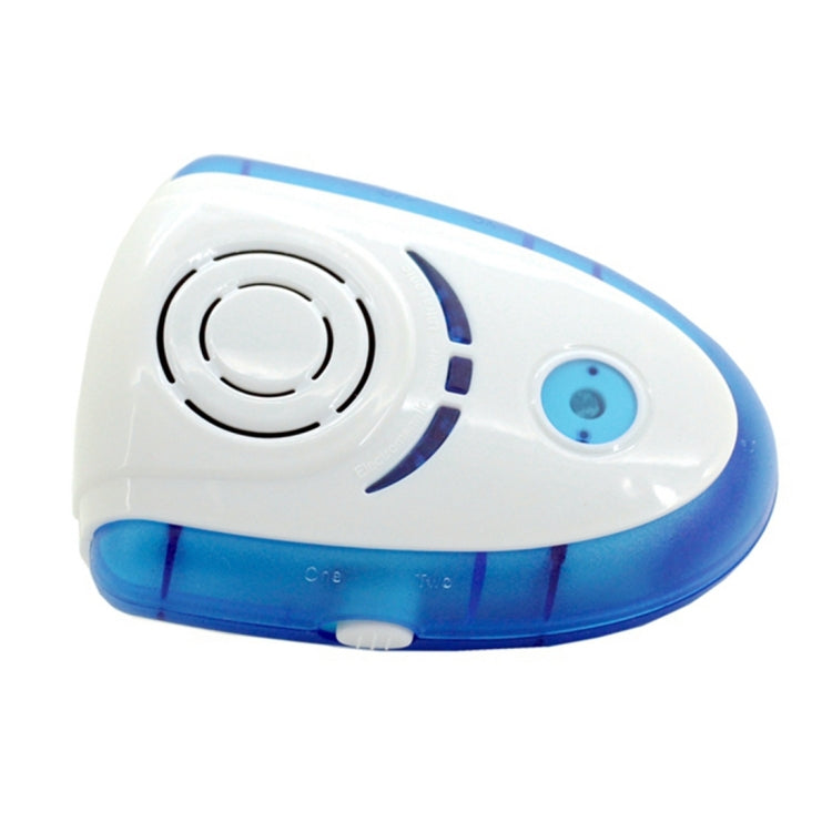 6W Electronic Ultrasonic Electromagnetic Wave Anti Mosquito Rat Insect Pest Repeller with Light, US Plug, AC 90-240V, Random Color Delivery (Blue)