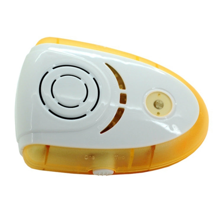 6W Electronic Ultrasonic Electromagnetic Wave Anti Mosquito Rat Insect Pest Repeller with Light, US Plug, AC 90-240V, Random Color Delivery (Yellow)