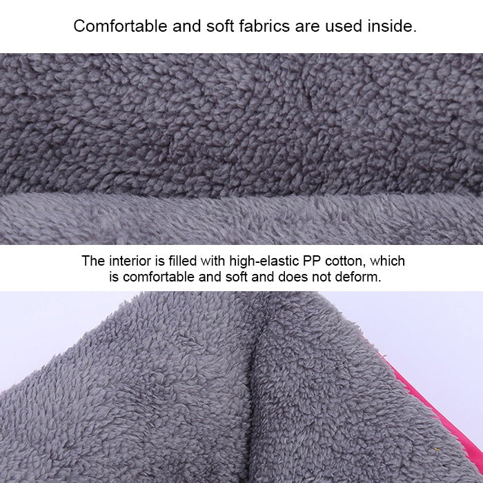 Candy Color Four Seasons Genuine Warm Pet Dog Kennel Mat Teddy Dog Mat, Size: L, 66×50×14cm (Coffee)