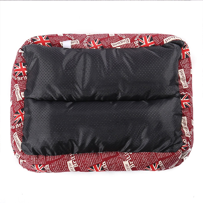 Candy Color Four Seasons Genuine Warm Pet Dog Kennel Mat Teddy Dog Mat, Size: S, 43×32×10cm (Coffee)