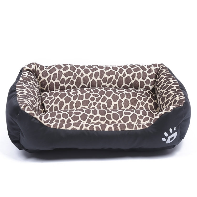 Animal Grain Four Seasons Genuine Warm Pet Dog Kennel Mat, Size: XL, 80×60×16cm(Amber)