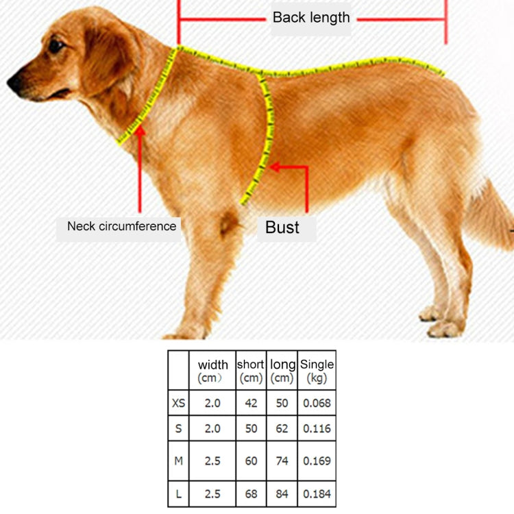 Pet Dogs A7 Reflective Polyester Chest Harness Lead Leash Traction Big Dogs Safety Chain Rope Collar, Size: L, 2.5*68*84cm (Blue)