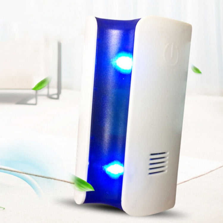 Electromagnetic Wave Frequency-conversion Double Waves Multi-function Mosquito Repellent Ultrasonic Pest Repeller(White)
