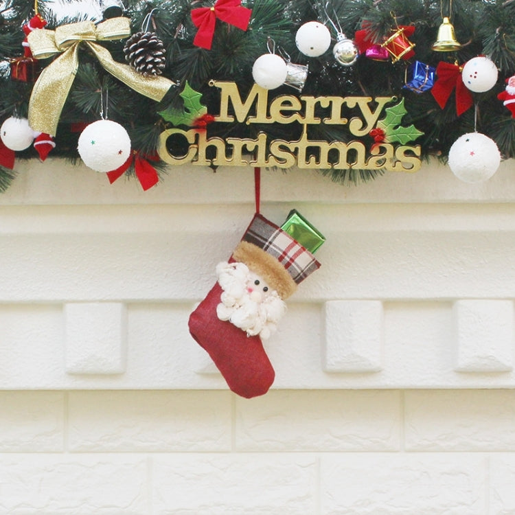 Hang Ornament Christmas Stockings Present Bags, Random Style Delivery