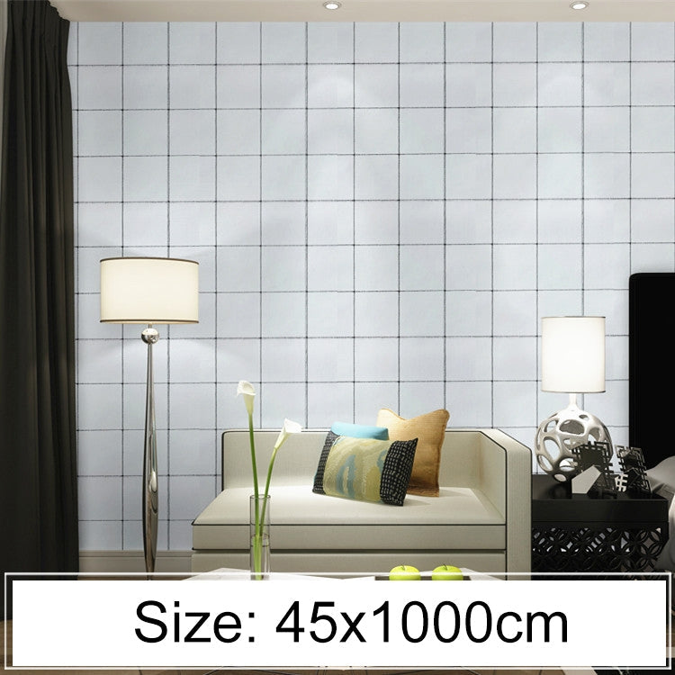 Creative PVC Autohesion Brick Decoration Wallpaper Stickers Bedroom Living Room Wall Waterproof Wallpaper Roll, Size: 45 x 1000cm(White)