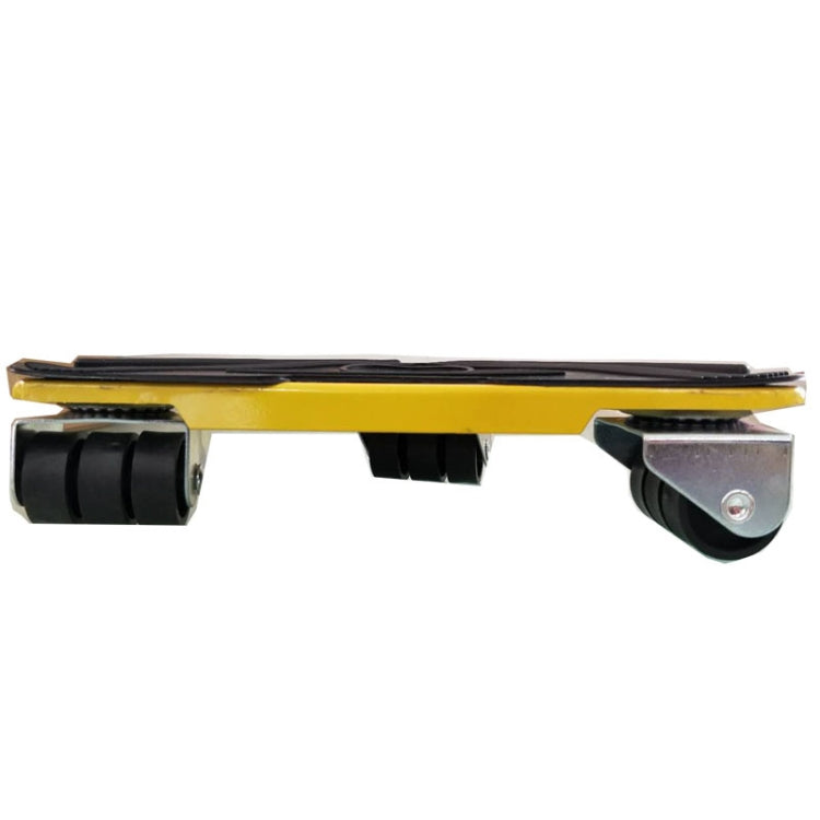 5 in 1 Triangle Iron Movers Home Trolly Heavy Furniture Moving to Save Effort(Yellow)