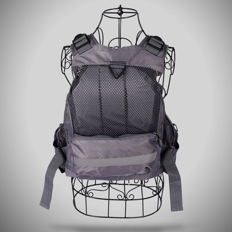 MANNER Outdoor Multifunctional Fishing Life Vest Swimming Life Jacket (Grey)