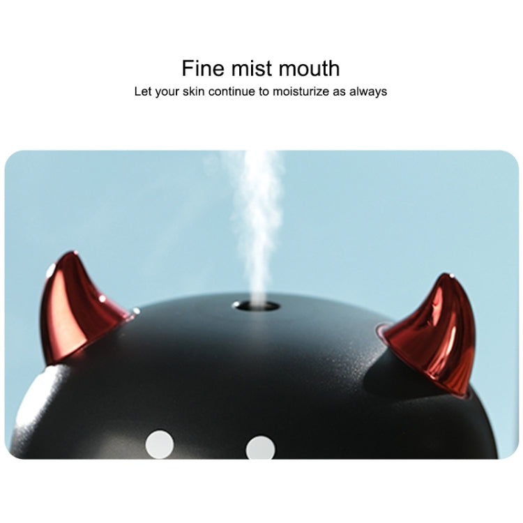 WT-H21 Devil Atomizing Humidifier with Colorful Night Lights, Water Tank Capacity: 200mL(Black)