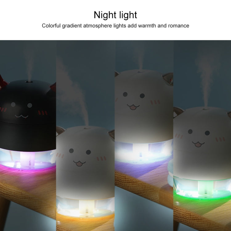 WT-H21 Devil Atomizing Humidifier with Colorful Night Lights, Water Tank Capacity: 200mL(Black)