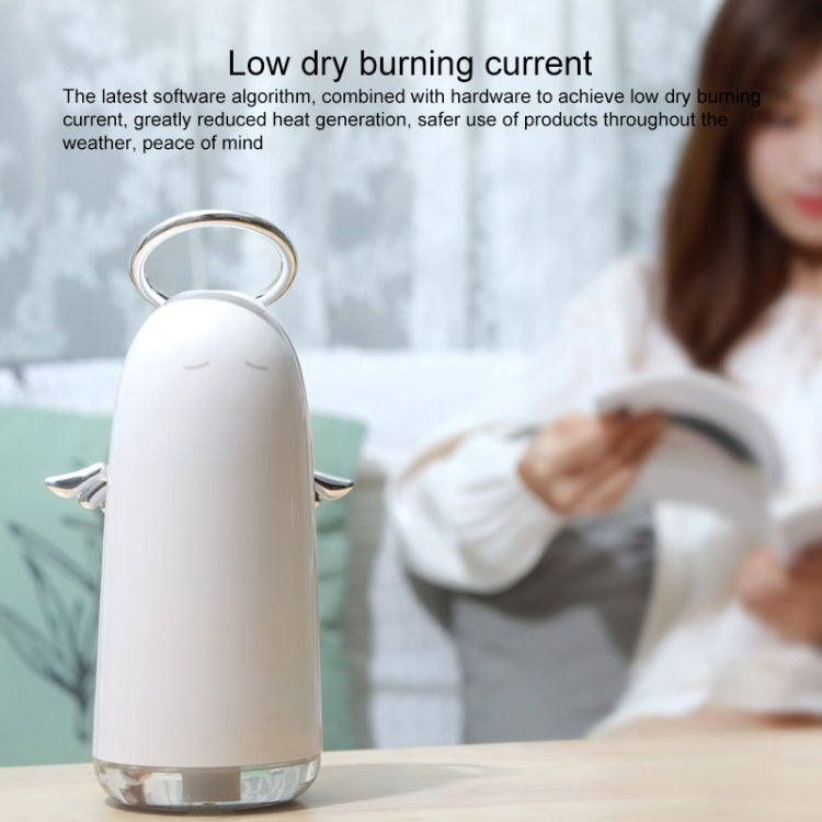 TSHM0 Mini Angel Atomizing Humidifier with Colorful Night Lights, Water Tank Capacity: 230mL (Gold)