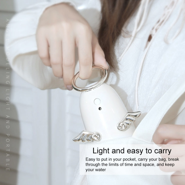 TSHM0 Mini Angel Atomizing Humidifier with Colorful Night Lights, Water Tank Capacity: 230mL (Gold)
