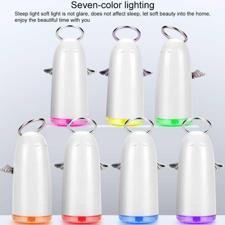 TSHM0 Mini Angel Atomizing Humidifier with Colorful Night Lights, Water Tank Capacity: 230mL (Gold)