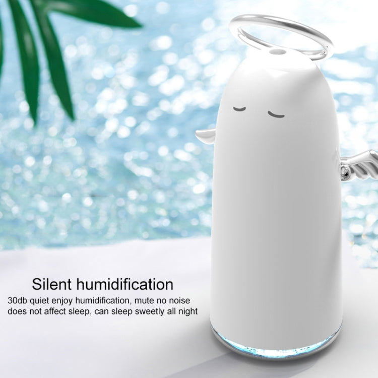 TSHM0 Mini Angel Atomizing Humidifier with Colorful Night Lights, Water Tank Capacity: 230mL (Gold)