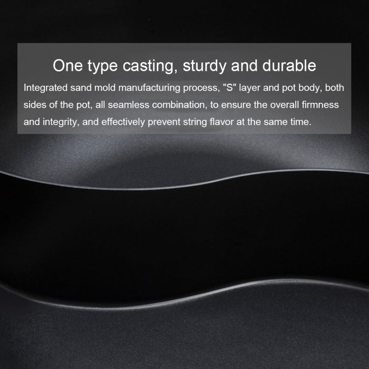 Original Xiaomi Zhiwu Soup Pot Household 4L Non-stick Food Stockpot Aluminum Alloy Electric Hot Pot(White)