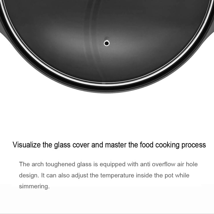 Original Xiaomi Zhiwu Soup Pot Household 4L Non-stick Food Stockpot Aluminum Alloy Electric Hot Pot(White)