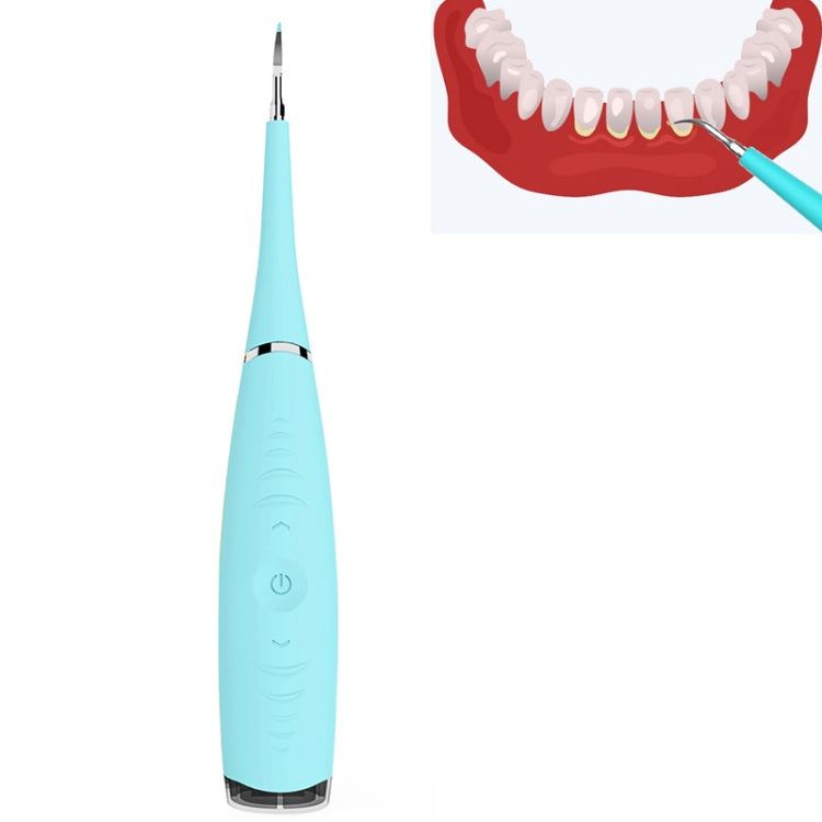 LSHOW YJK015A 3.7V USB Charging Five-speed Mode Waterproof Household Electric High-frequency Vibration Teeth Polisher(Blue)