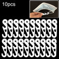 10 PCS Extension Adjustable Anti-Slip S Hook Ear Loops Retainer for Face Mask(White)