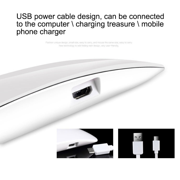 SUN mini 2 6W UV + LED USB Nail Lamp Fingernail Gel Curing Dryer(White)