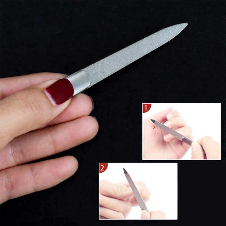 Stainless Steel Polished Nail File, Length : 95mm