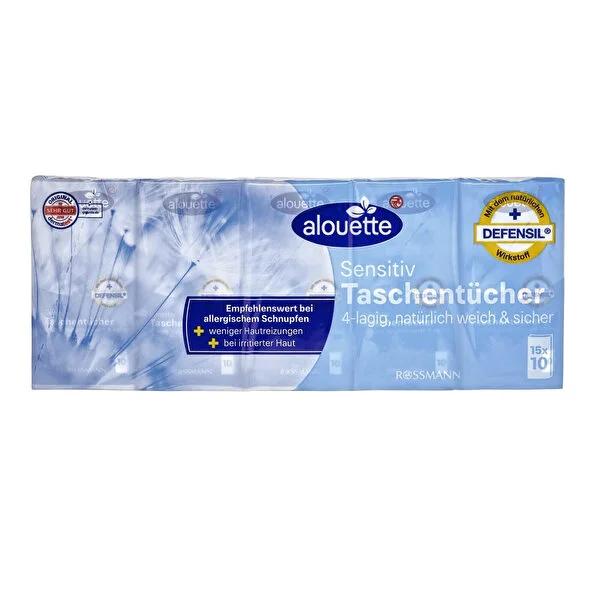 Alouette 4-Ply Facial Tissue: Gentle, Hypoallergenic Tissues for Sensitive Skin & Allergy Relief - Soft & Absorbent, Perfect for Allergic Rhinitis