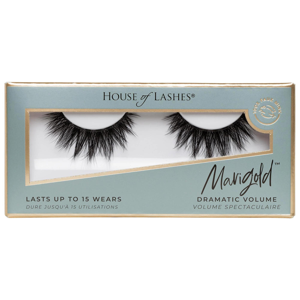 Faux Mink Lashes: Cruelty-Free Volumizing 3D Eyelashes - Reusable, Lightweight & Comfortable False Eyelashes for Dramatic Eye Looks