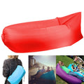 Inflatable Lounger Polyester Fabric Compression Air Bag Sofa for Beach / Travelling / Hospitality / Fishing, Size: 185cm x 75cm x 50cm, Normal Quality(Red)