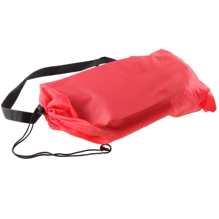 Inflatable Lounger Polyester Fabric Compression Air Bag Sofa for Beach / Travelling / Hospitality / Fishing, Size: 185cm x 75cm x 50cm, Normal Quality(Red)