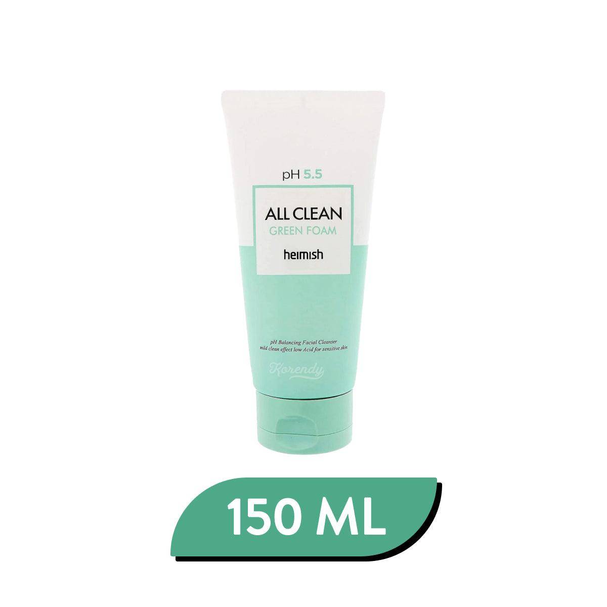 Heimish All Clean Green Foam Gentle pH Balancing Cleanser 150ml