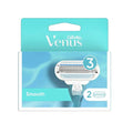 Gillette Venus Smooth 3 Replacement Blades for Women - 3-Blade Razor, Close Shave, Comfortable, Indicator Strip