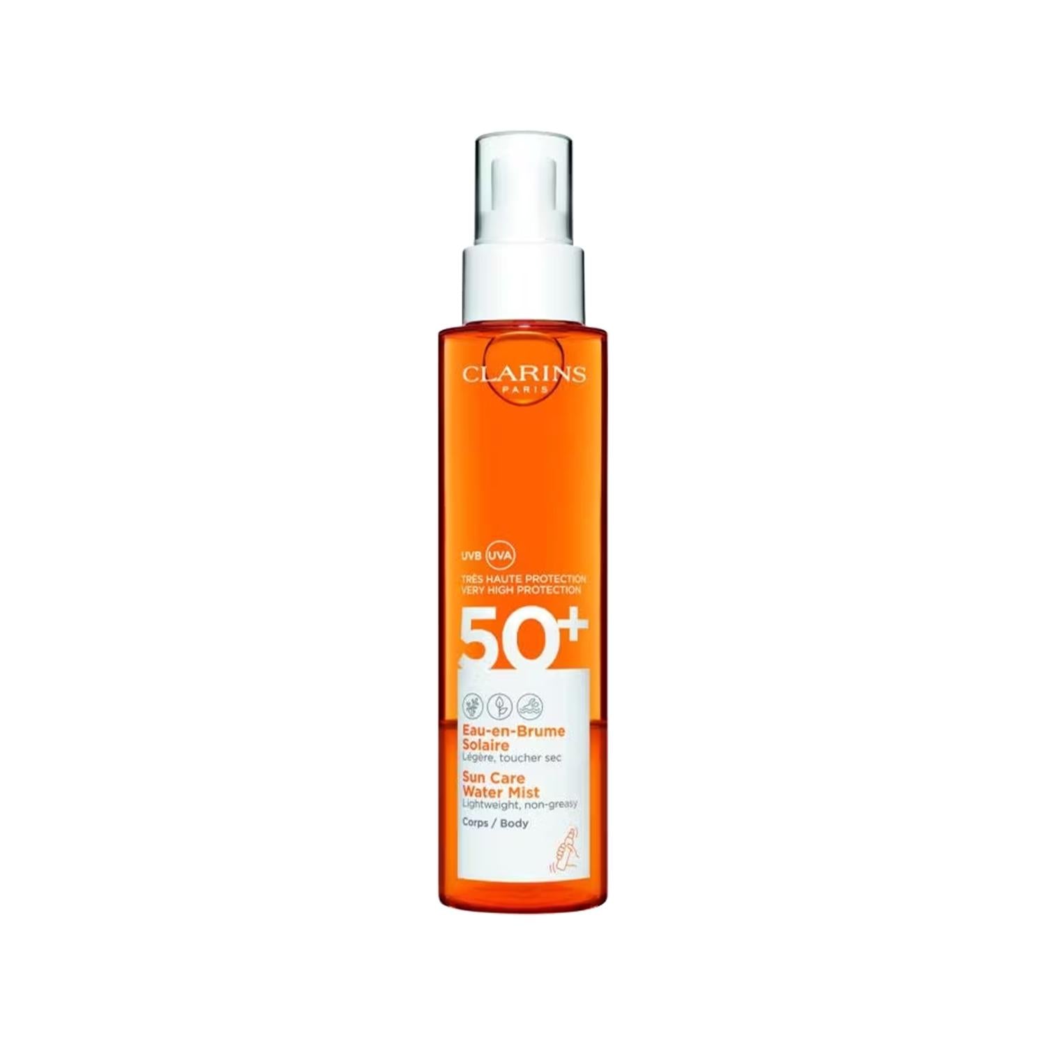 Clarins SPF50+ Sunscreen Spray - Water Mist Body Sun Care 5.07 fl oz