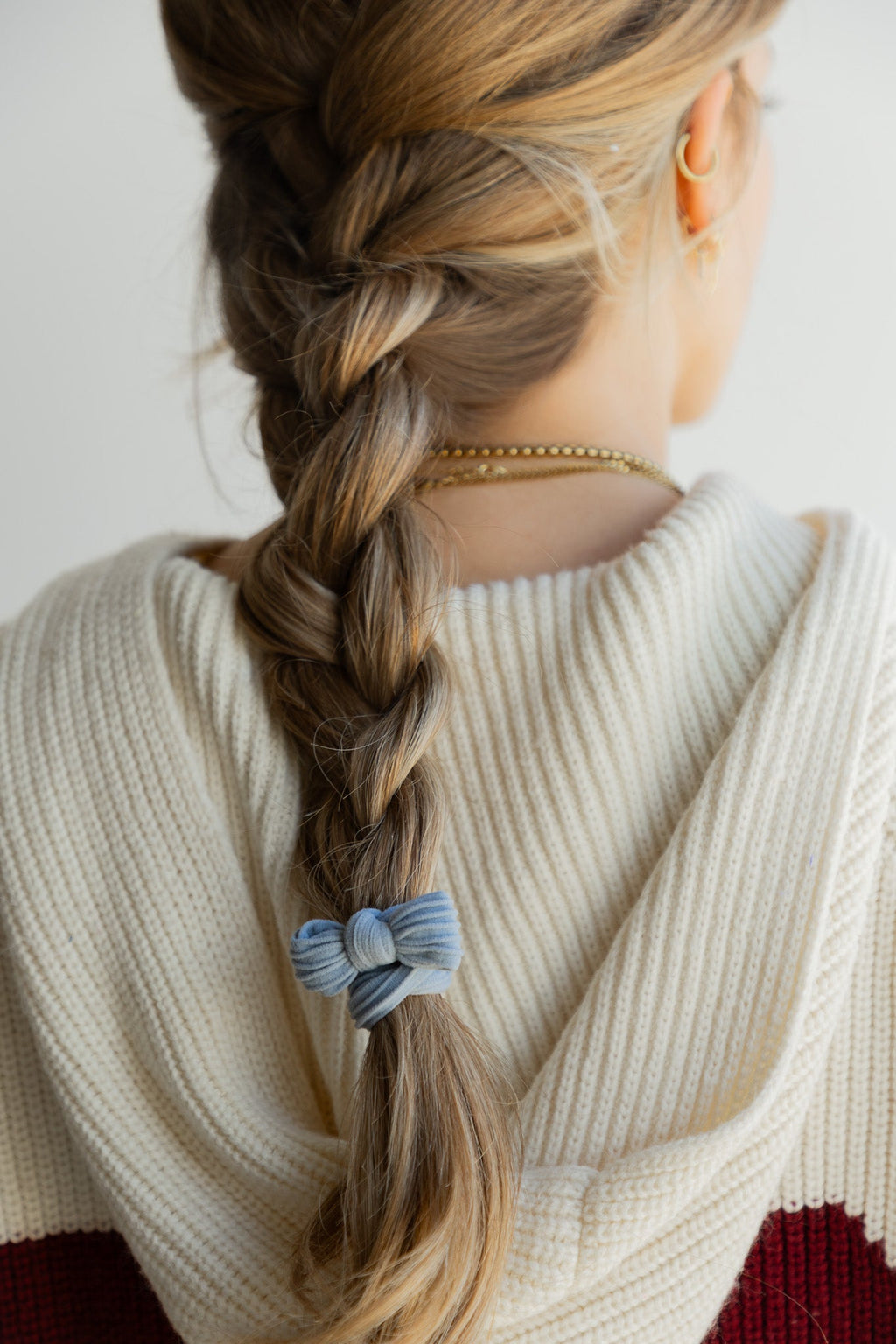 BOW SLICK BACK PONYTAILS (PACK OF 3)