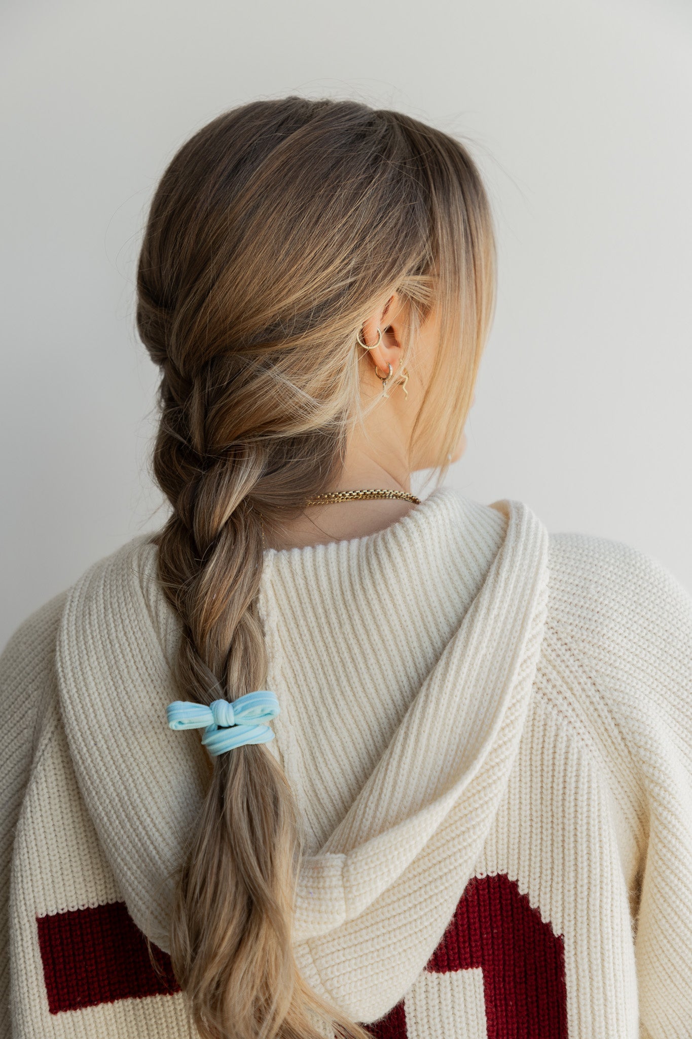 BOW SLICK BACK PONYTAILS (PACK OF 3)