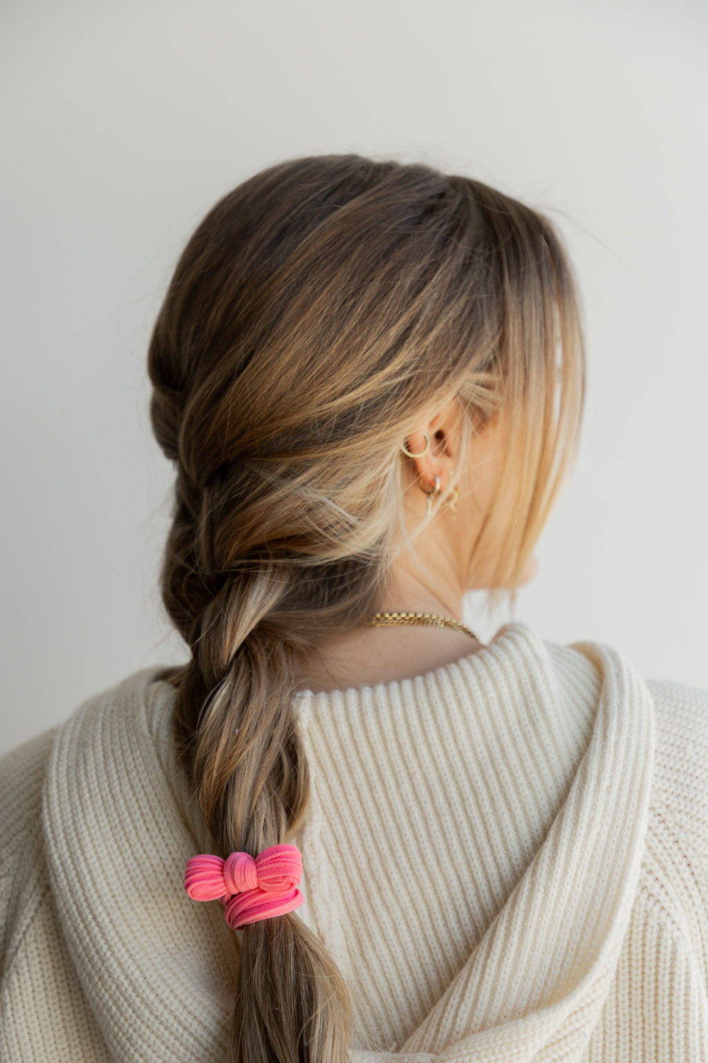 BOW SLICK BACK PONYTAILS (PACK OF 3)