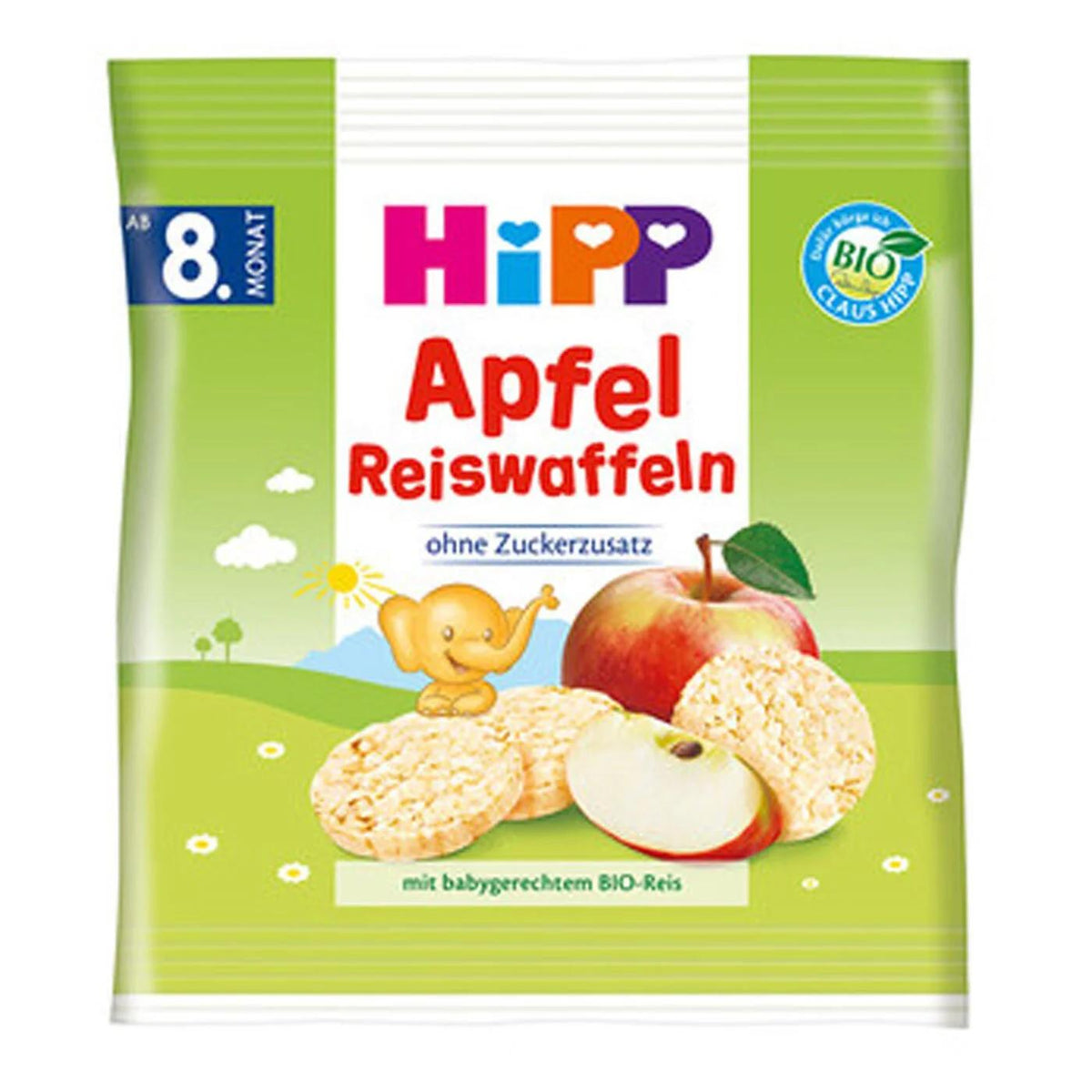 Hipp Organic Apple Rice Wafers for Babies 35g