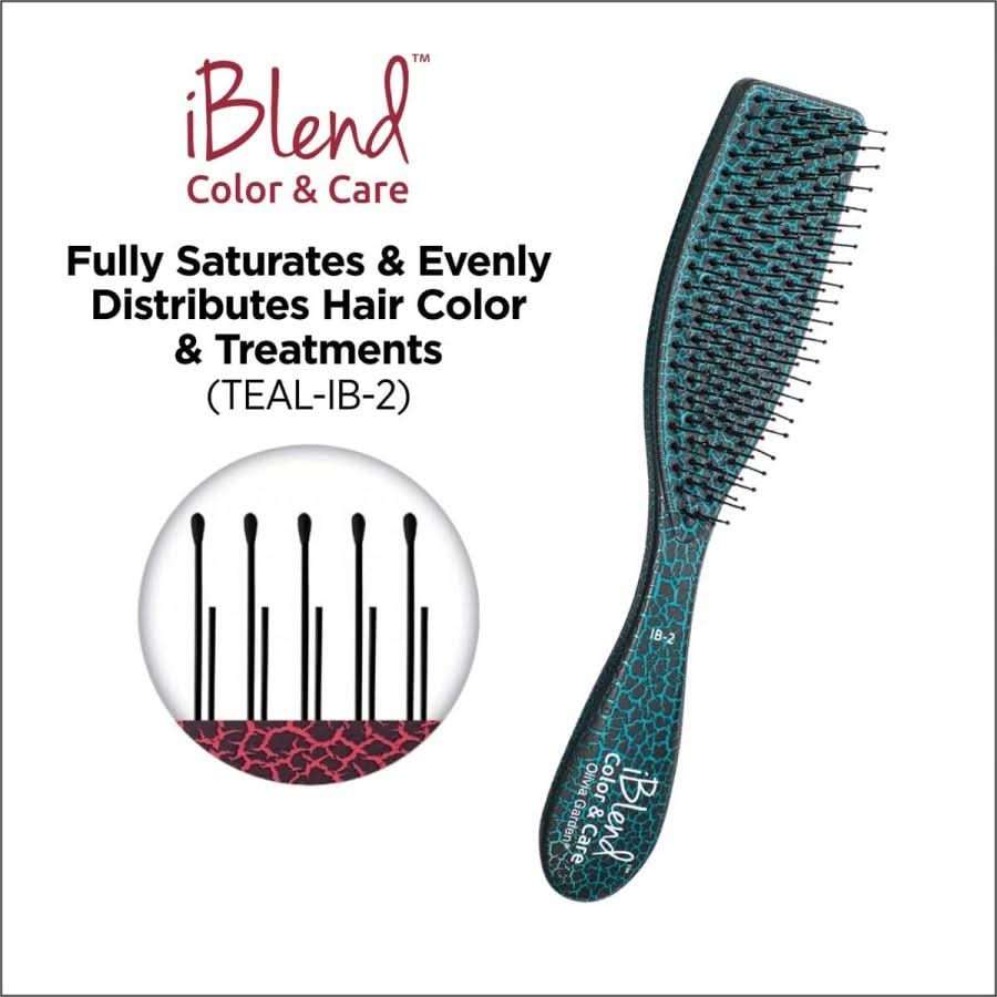 Olivia Garden iBlend Color & Care Hair Brush IB-2 (green)