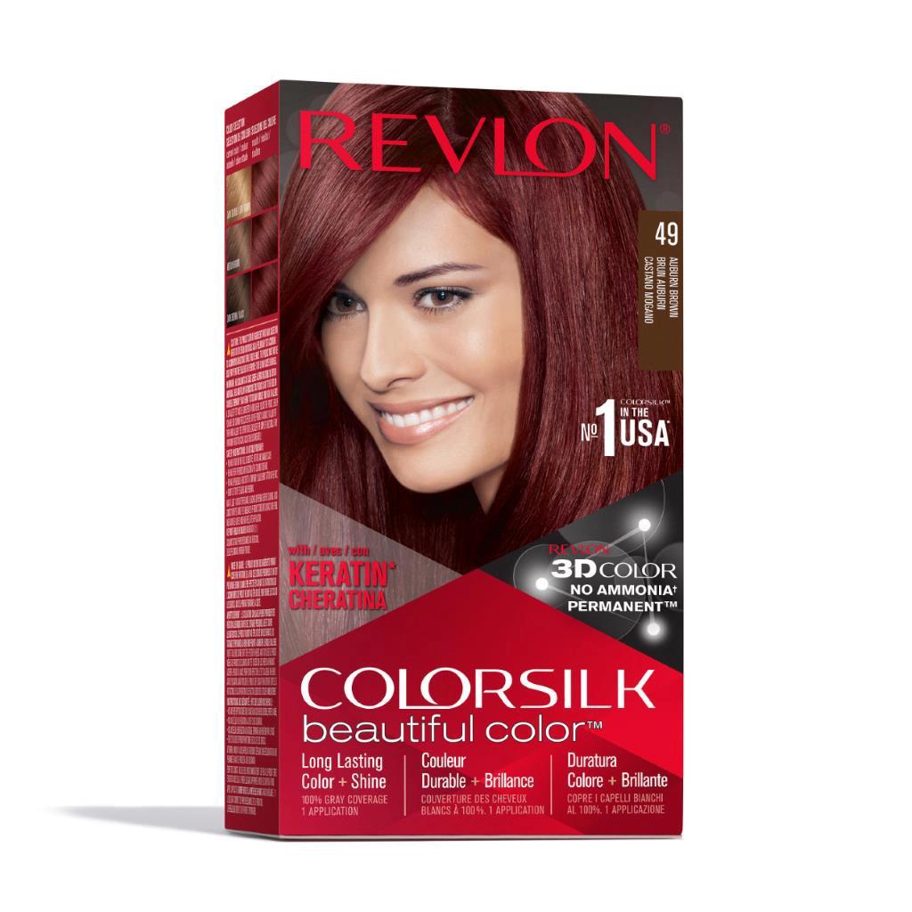 Revlon ColorSilk Beautiful Color Hair Color 49 Auburn Brown