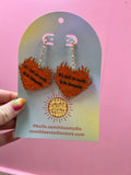 "It's Hell on Earth to Be Heavenly" Earrings