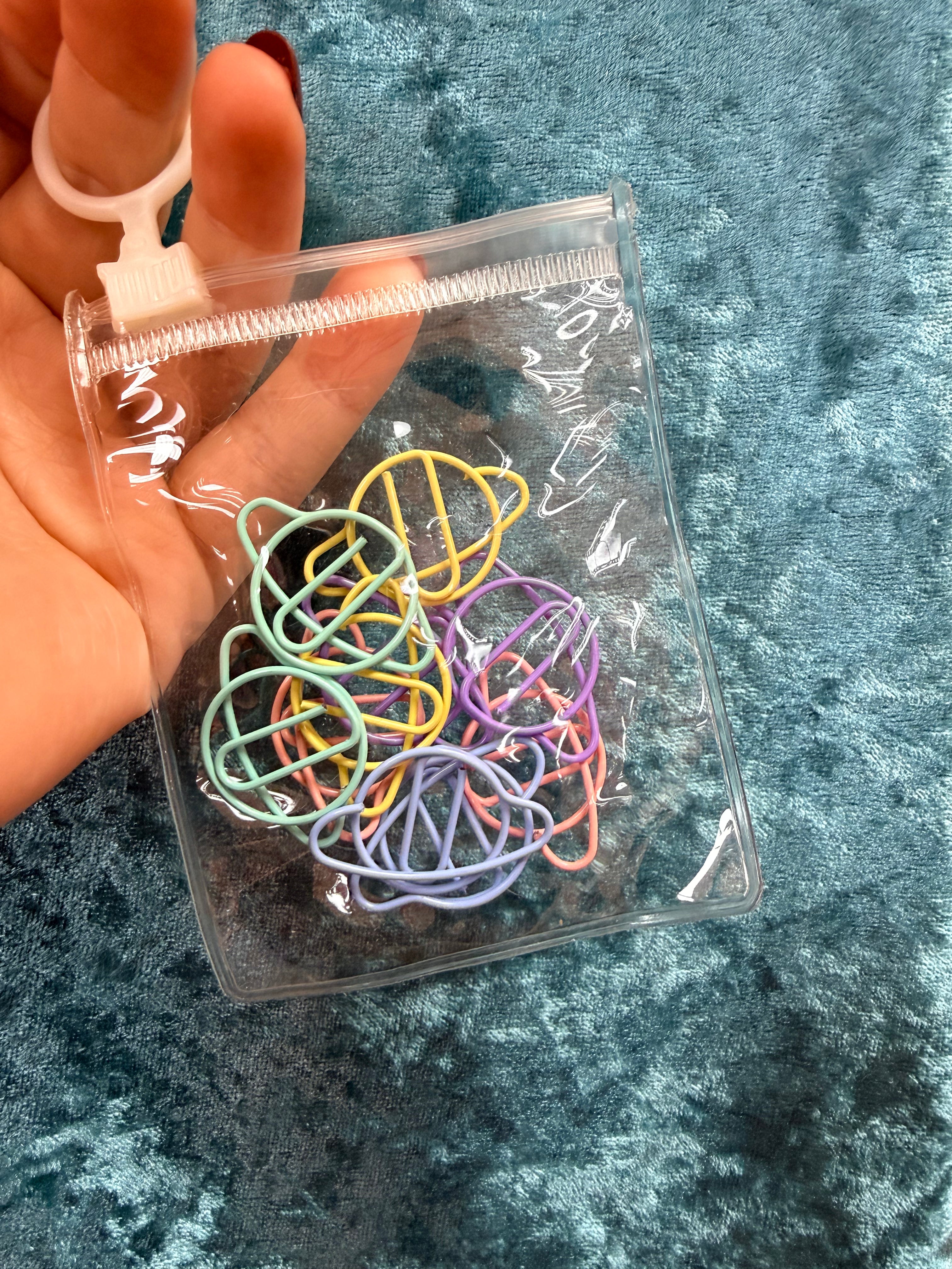 10 Pack Colorful Paperclips