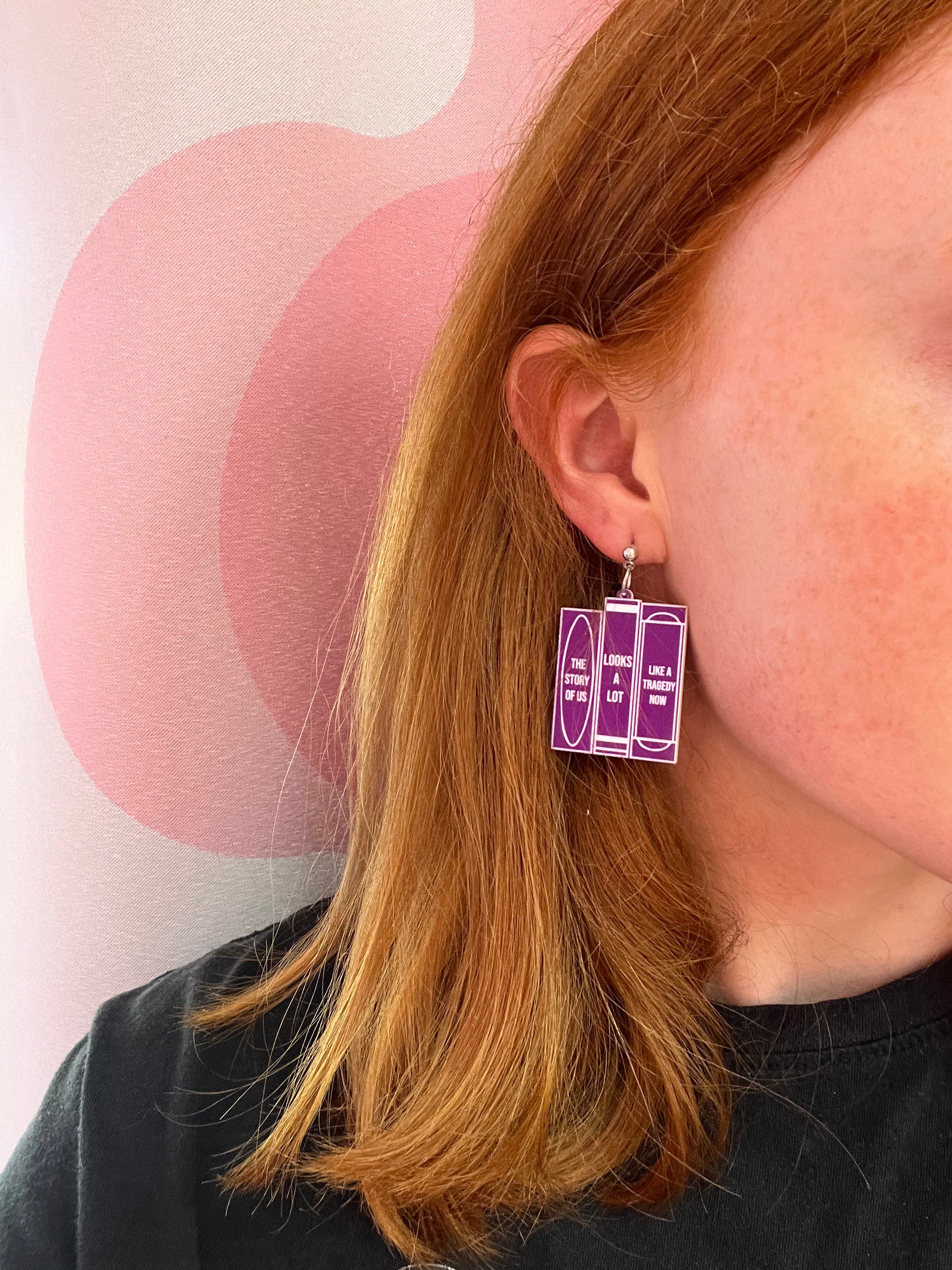 “The Story of Us Looks a Lot Like a Tragedy Now” Earrings