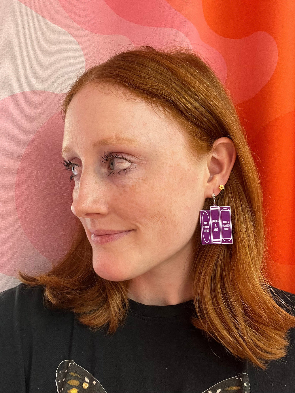 “The Story of Us Looks a Lot Like a Tragedy Now” Earrings