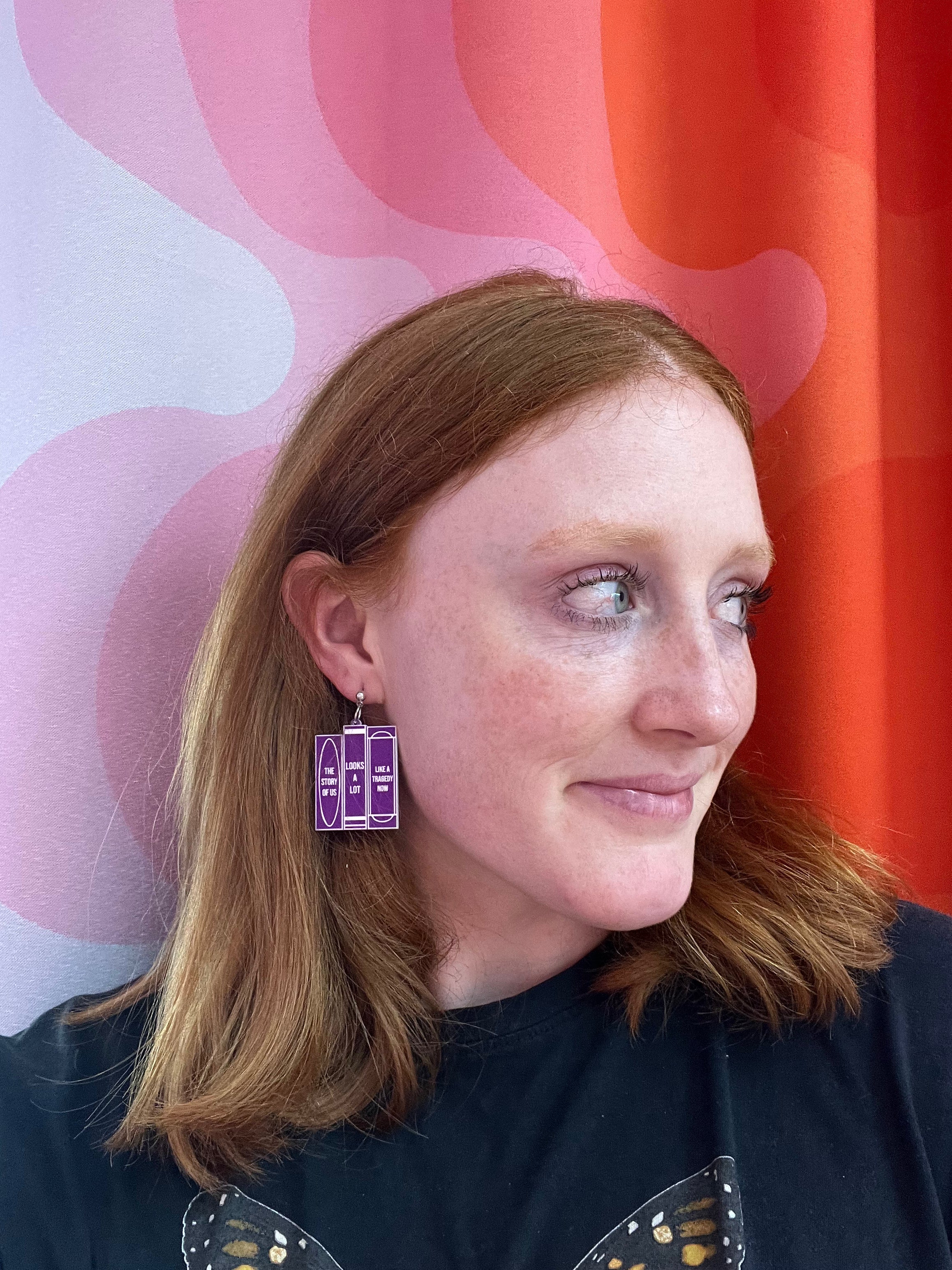 “The Story of Us Looks a Lot Like a Tragedy Now” Earrings