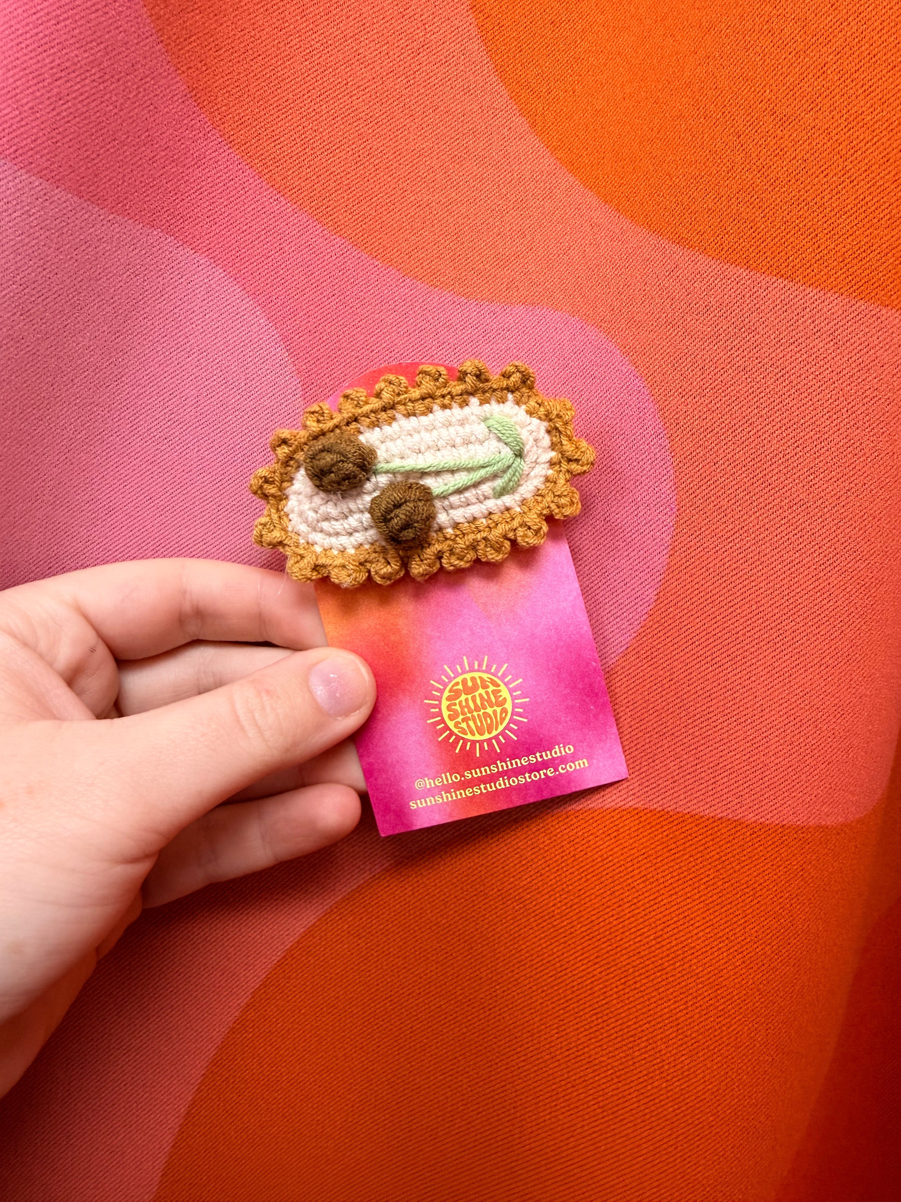 Crocheted Hair Clips