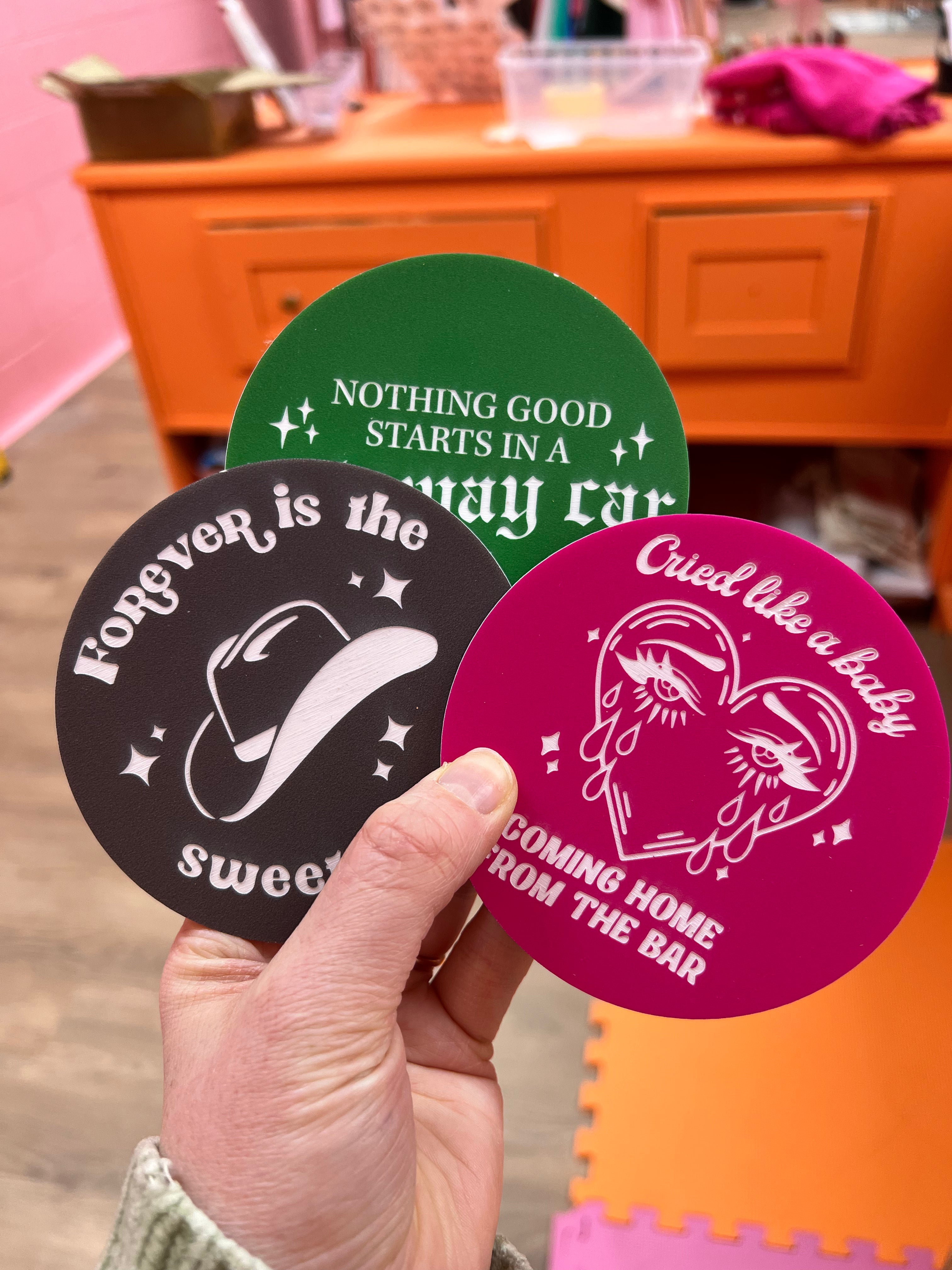 Lyric Coasters (singles)