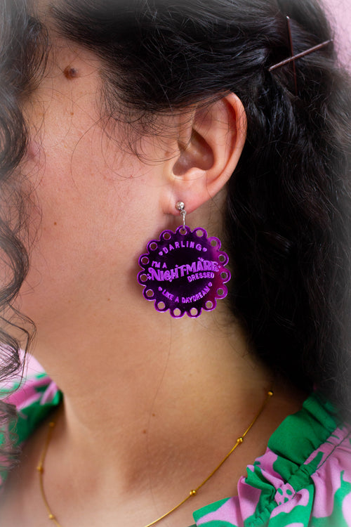 "Nightmare Dressed Like a Daydream" Earrings