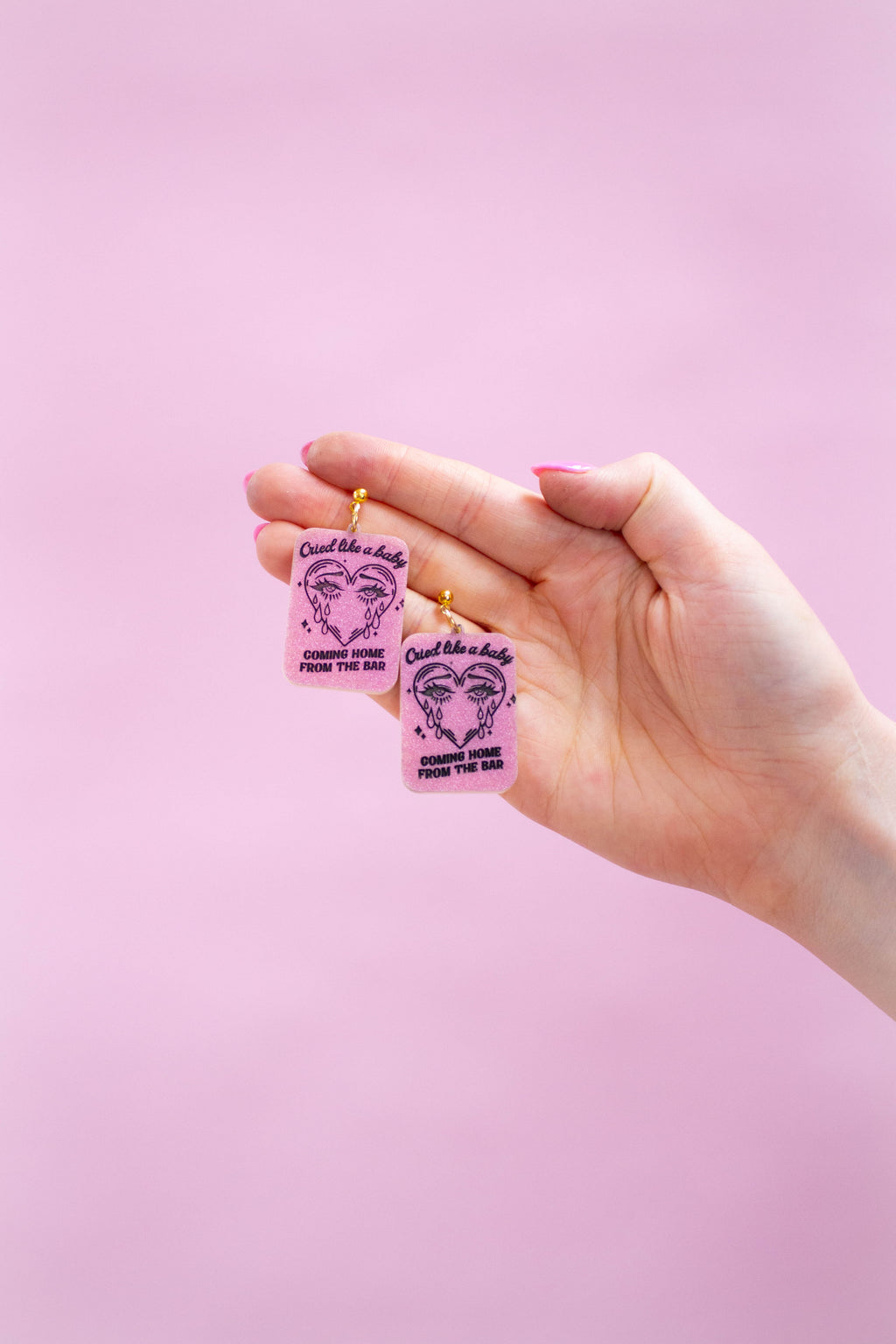 "Cried Like a Baby..." Earrings