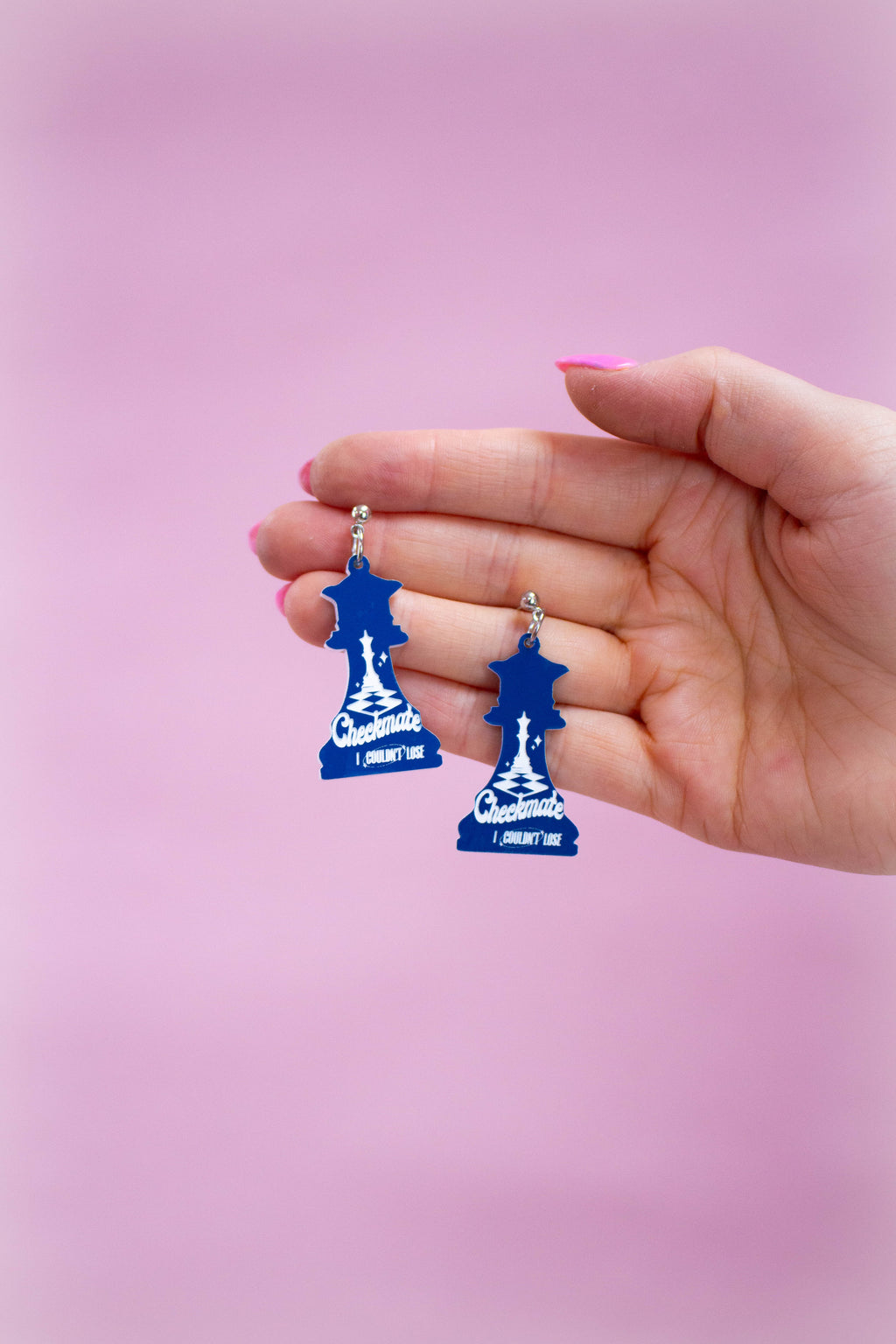 "Checkmate, I Couldn't Lose" Earrings