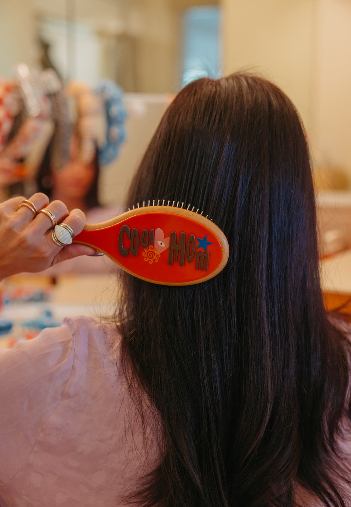 KAXI MOM HAIR STEEL NEEDLE BRUSH + MIDI CLAW SET