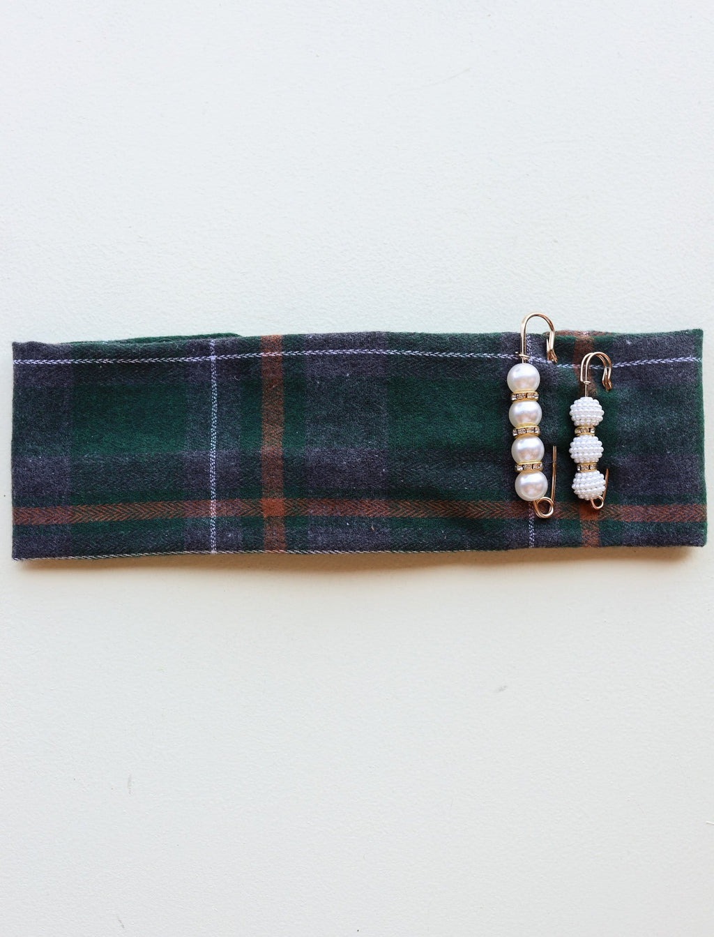 UNIVERSITY PLAID SOFT HEADBAND
