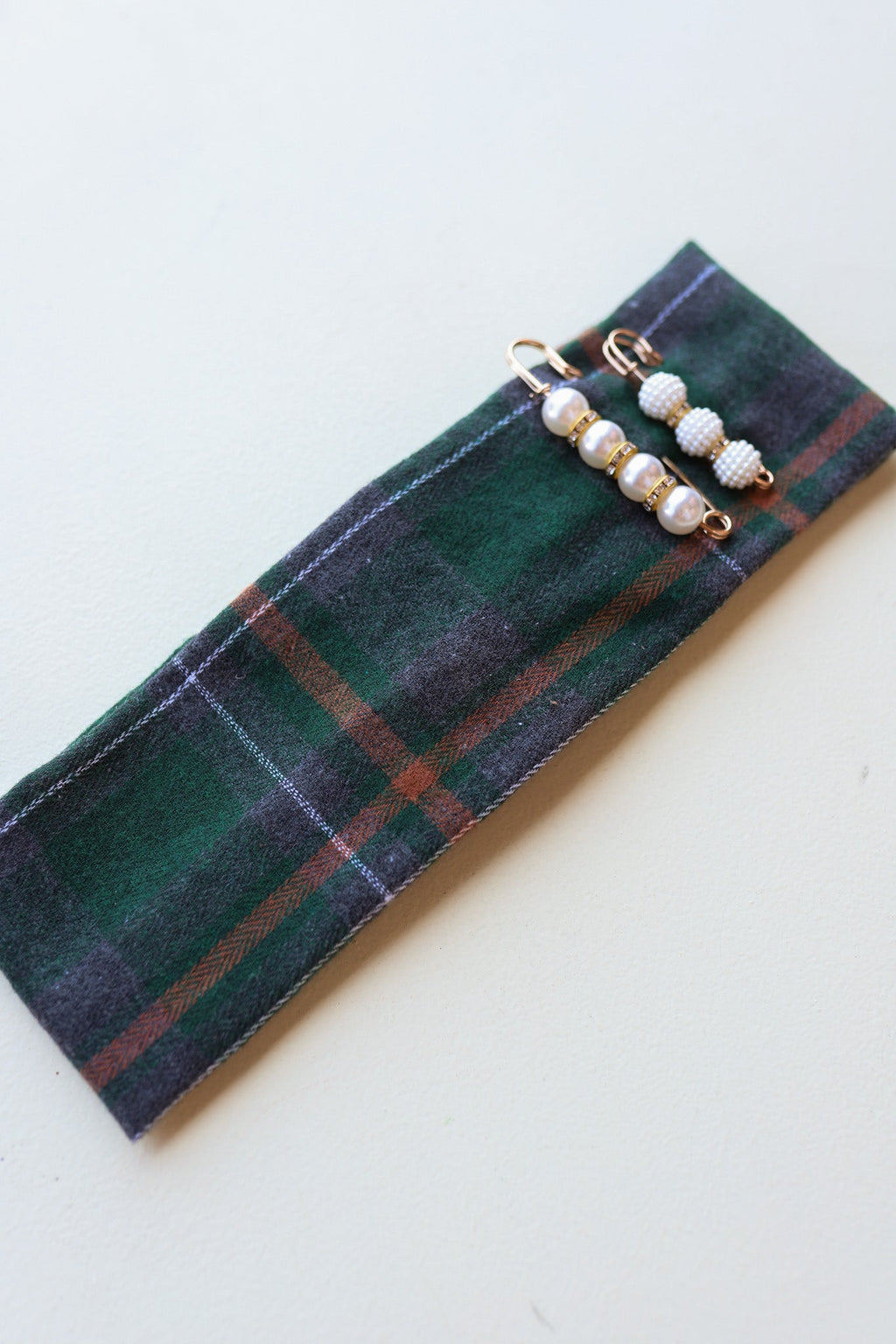 UNIVERSITY PLAID SOFT HEADBAND