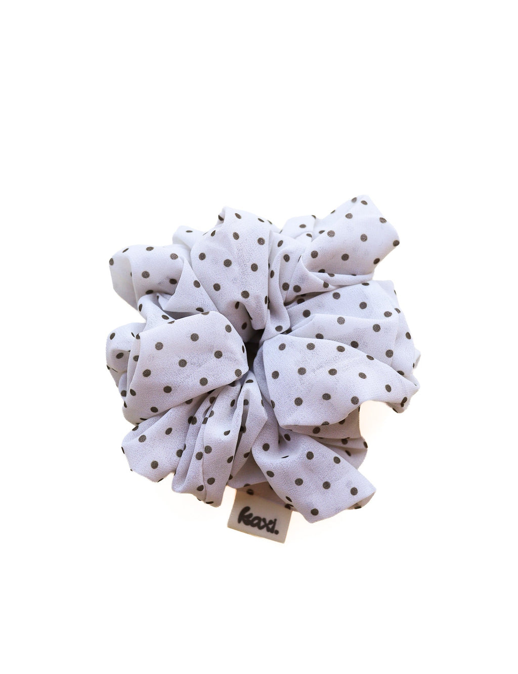 POLKA DOT OVERSIZED SCRUNCHIE